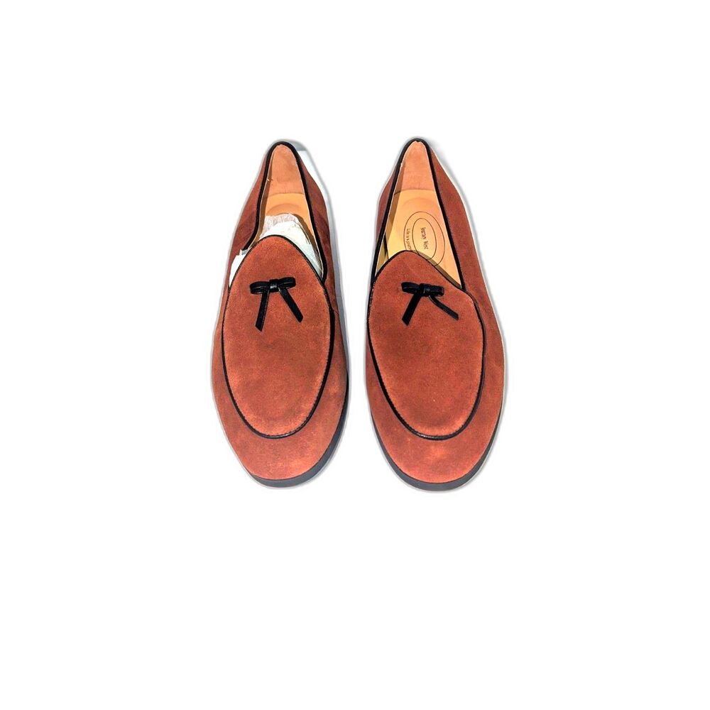 Journey West Men's Vintage Loafers Brown Size M11